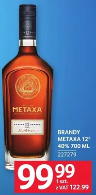 Brandy 12* 40% promocja w Selgros