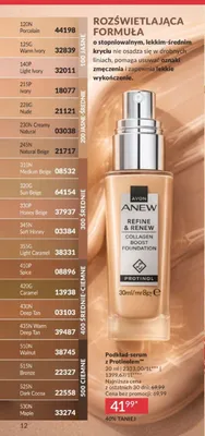 Podkład-serum z Protinolem Avon Anew Refine & Renew promocja w AVON