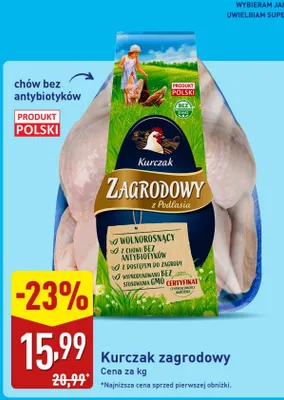 Kurczak zagrodowy promocja w Aldi