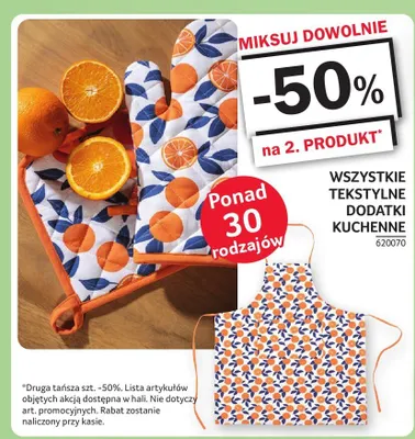 Tekstylne dodatki kuchenne promocja w Selgros