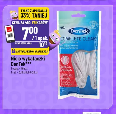 Niciowykałaczki DenTek Complete Clean promocja w POLOmarket