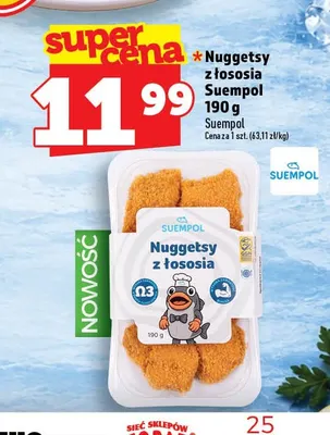Nuggetsy z łososia Suempol promocja w TOPAZ