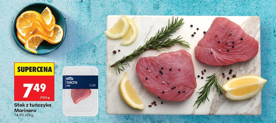 Stek z tuńczyka promocja w Biedronka