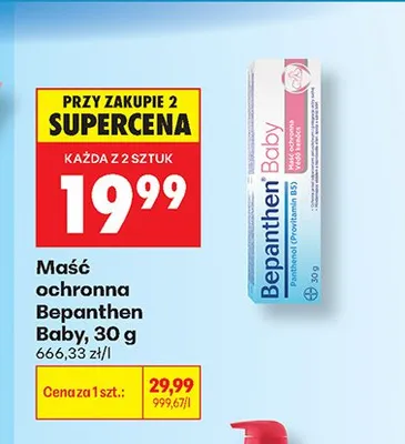 Maść ochronna Bepanthen Baby promocja w Biedronka