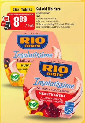Sałatki Rio Mare promocja w POLOmarket