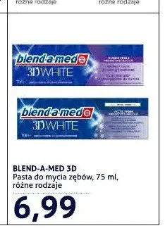 Pasta do zębów Blend-a-med 3D White promocja w Blue Stop