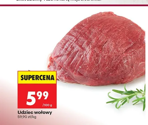 Udziec wołowy promocja w Biedronka