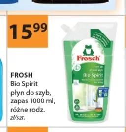 Płyn do szyb Frosch Bio Spirit zapas promocja w Drogerie Laboo