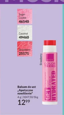 Balsam do ust Avon Color Trend Get Hydrated Apetyczne nawilżenie Coconut promocja w AVON