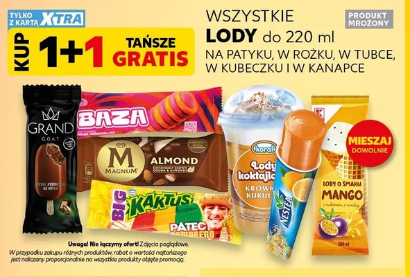Lody Big Kaktus promocja w Kaufland