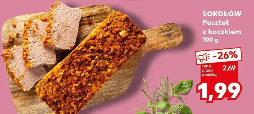 Pasztet z boczkiem promocja w Kaufland