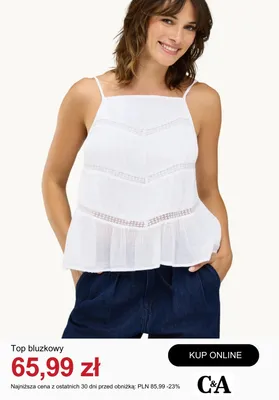 Top bluzkowy C&A promocja w C&A