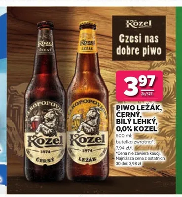 Piwo Kozel Ležák promocja w Stokrotka