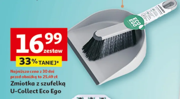 Zmiotka z szufelką promocja w Auchan