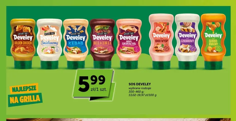 Sos Develey Słodko-Kwaśny promocja w Euro Sklep
