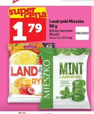 Landrynki miętowe Mieszko promocja w TOPAZ