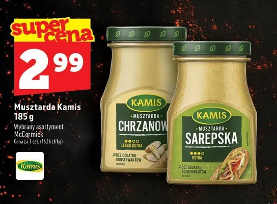 Musztarda chrzanowa Kamis promocja w TOPAZ