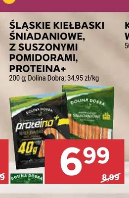 Śląskie kiełbaski śniadaniowe Dolina Dobra promocja w Stokrotka