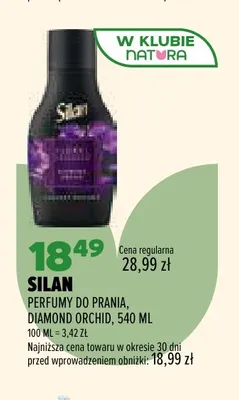 Perfumy do prania Diamond Orchid Silan promocja w Drogerie Natura