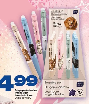Długopis ścieralny Puppy Sign Interdruk promocja w Twój Market