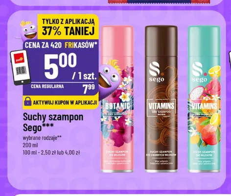 Suchy szampon do włosów Sego Botanic promocja w POLOmarket