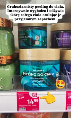 Cukrowy peeling do ciała Perfecta Algi Morskie promocja w Rossmann
