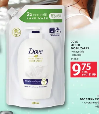Mydło zapas Dove promocja w Selgros