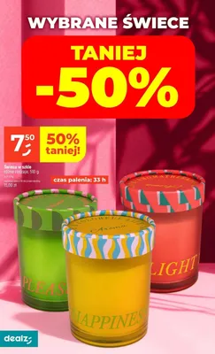 Świeca w szkle Aroma Colorful Life promocja w Dealz