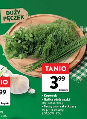 Czosnek z sadów i pól promocja w Intermarche