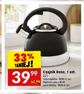 Czajnik tradycyjny Rene promocja w Twój Market
