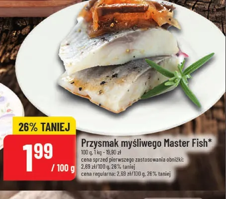 Przysmak myśliwego Master Fish promocja w POLOmarket