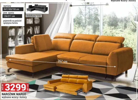 Narożnik Margo promocja w Merkury Market