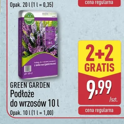 Podłoże do wrzosów Green Garden promocja w Aldi