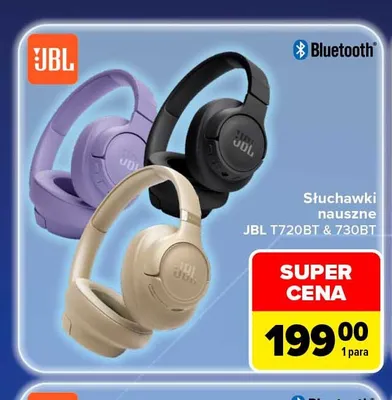 Słuchawki nauszne Jbl T720BT promocja w Carrefour
