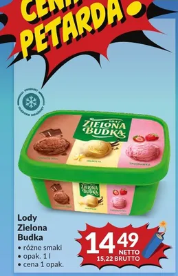 Lody Zielona Budka promocja w Makro
