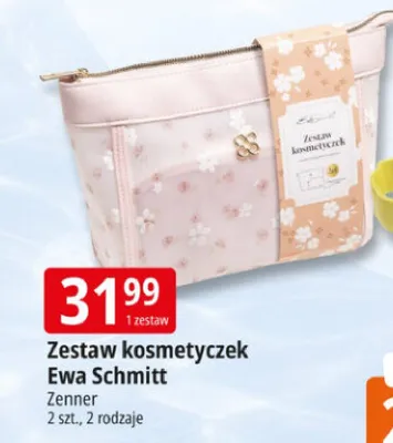 Zestaw kosmetyczek Ewa Schmitt promocja w Leclerc