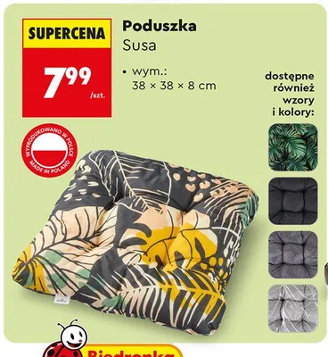Poduszka Susa promocja w Biedronka