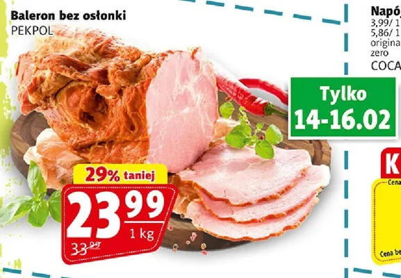 Baleron bez osłonki promocja w Prim Market