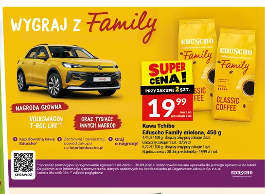 Kawa mielona Tchibo Eduscho Family promocja w Twój Market