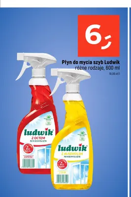 Płyn do mycia szyb Ludwik z octem Grapefruit promocja w Dealz