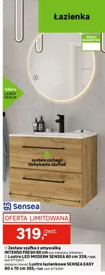 Zestaw szafka z umywalką Intenso Fresh 60 cm Sensea promocja w Leroy Merlin