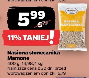 Nasiona słonecznika promocja w Netto