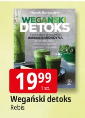 Książka Wegański detoks Rebis promocja w Leclerc