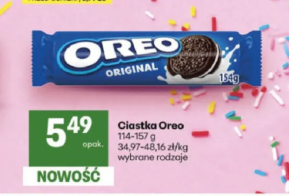 Ciastka Oreo Original promocja w Delikatesy Centrum