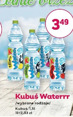 Napój Kubuś Waterrr promocja w Bliski