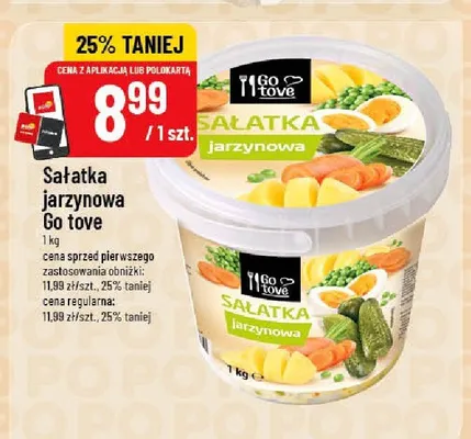 Sałatka jarzynowa promocja w POLOmarket