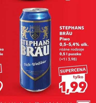 Piwo Stephans Bräu promocja w Kaufland