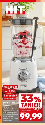 Blender kielichowy Switch On 1,75 l promocja w Kaufland