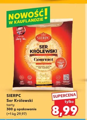 Ser Królewski tarty Sierpc Gourmet promocja w Kaufland