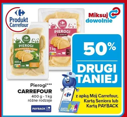 Pierogi promocja w Carrefour